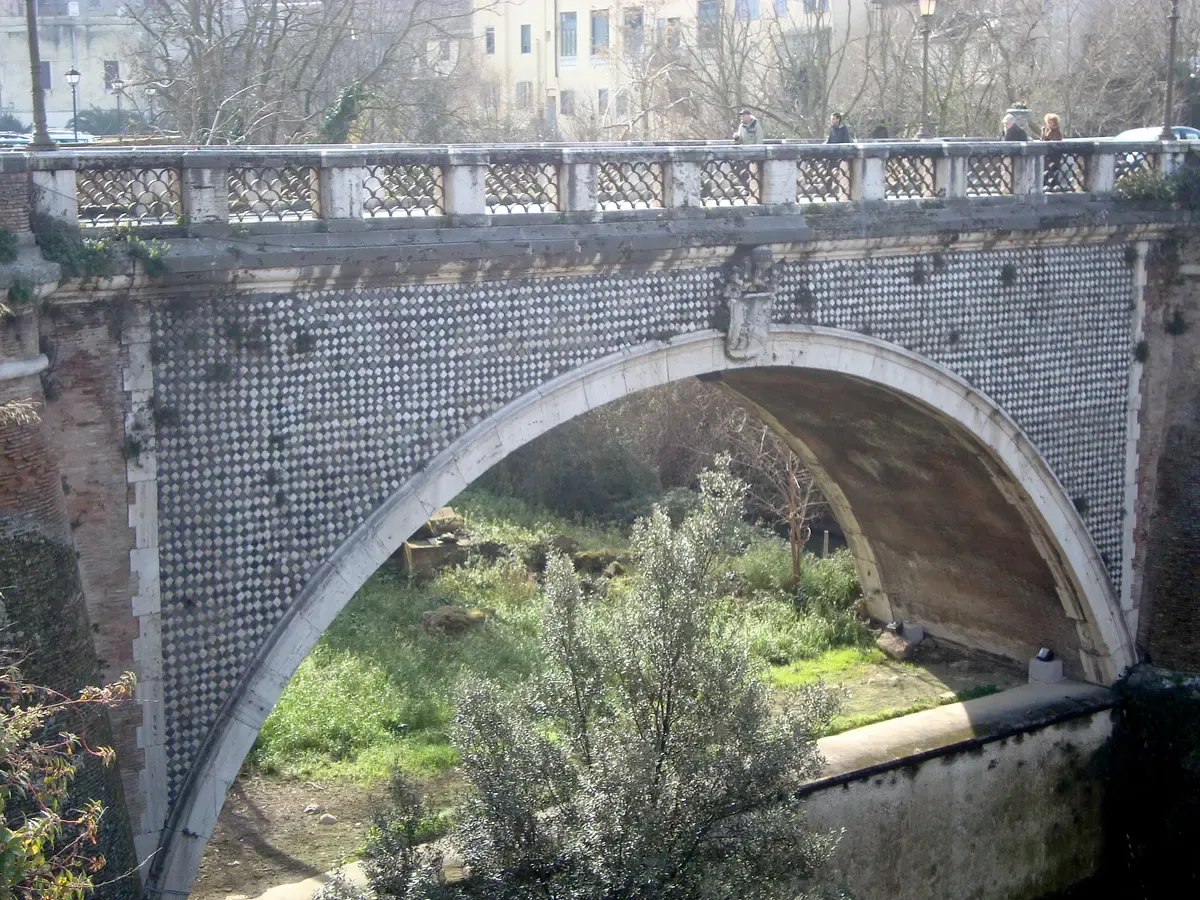 Ponte Gregoriano over the Aniene gorge in Tivoli on a day trip from Rome by train